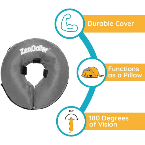 ZenPet ZenCollar Inflatable Recovery Dog & Cat Collar