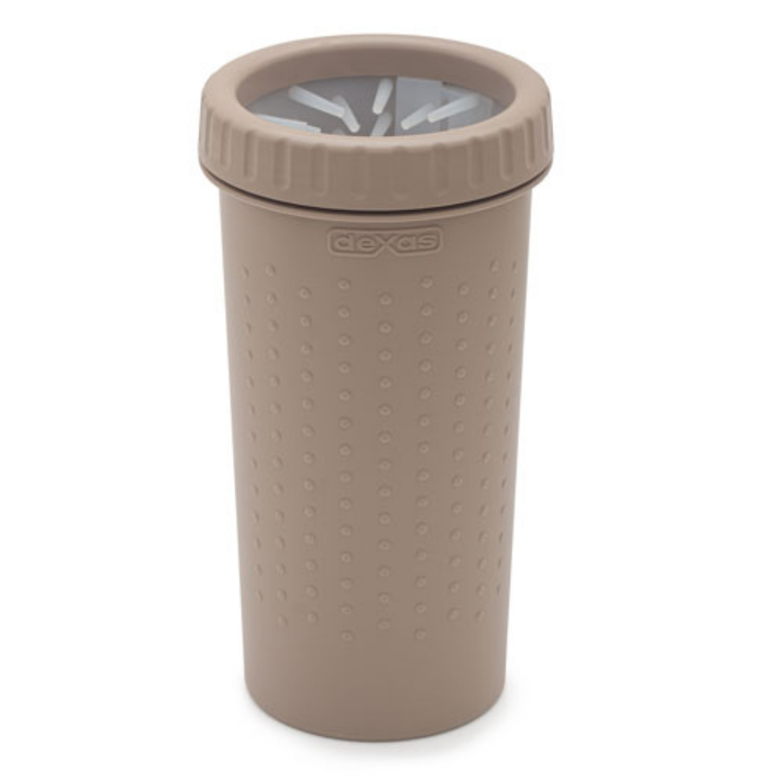 Dexas Popware for Pets MudBuster Portable Dog Paw Cleaner Taupe