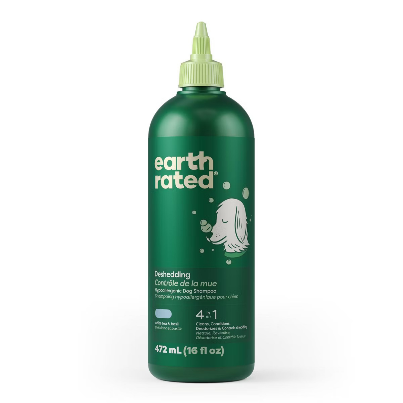 Earth Rated 4-in-1 Deshedding Hypoallergenic Dog Shampoo - 16 fl oz