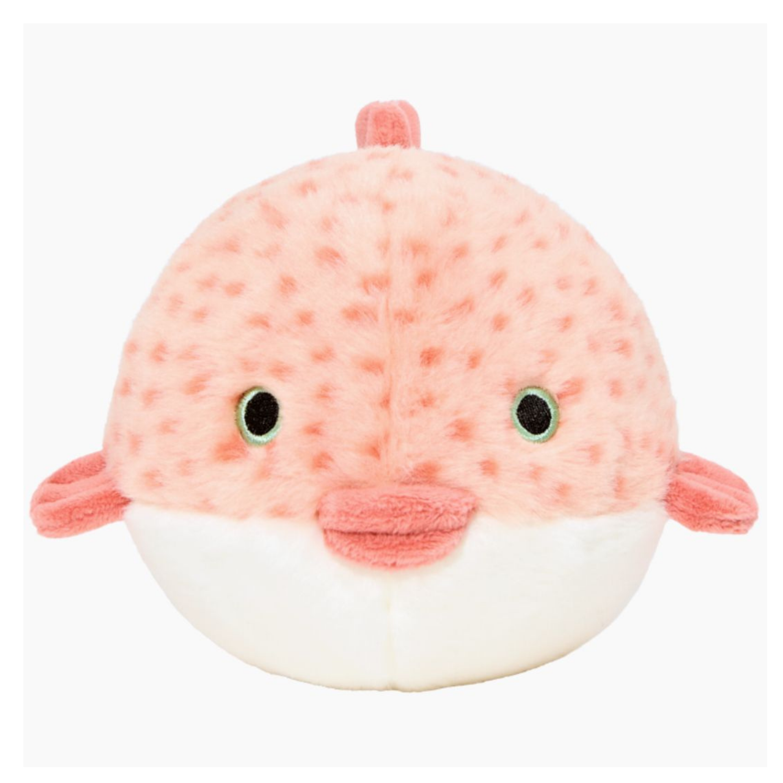 Fluff & Tuff Dottie Puffer Fish Plush Dog Toy