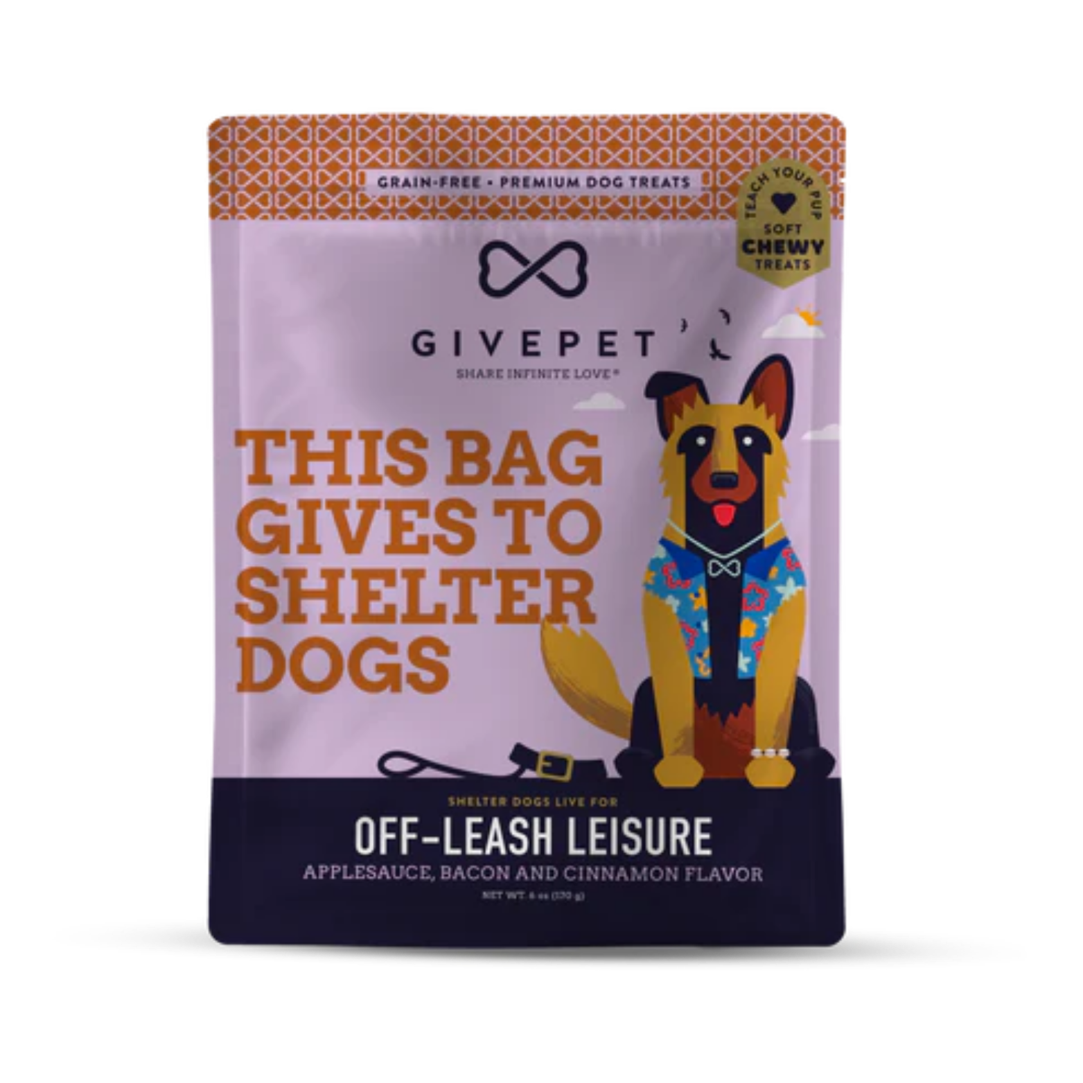 GivePet Off-Leash Leisure Soft & Chewy Dog Training Treats 6oz