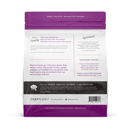 Green Juju Freeze-Dried Goat Bites Topper Dog & Cat Treats
