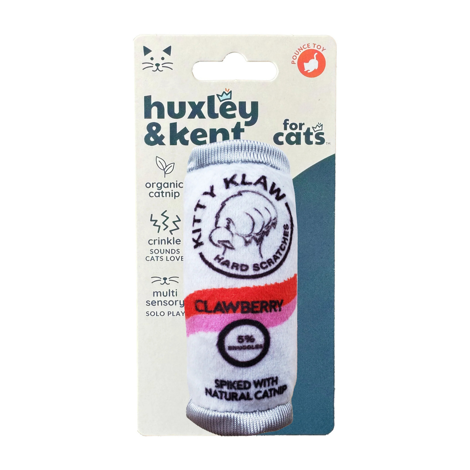 Huxley & Kent Kitty Klaw Clawberry Cat Toy