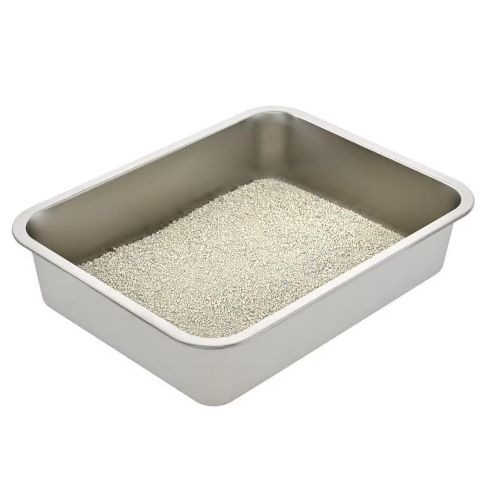 Indipets Stainless Steel Litter Pan 18x14x4"