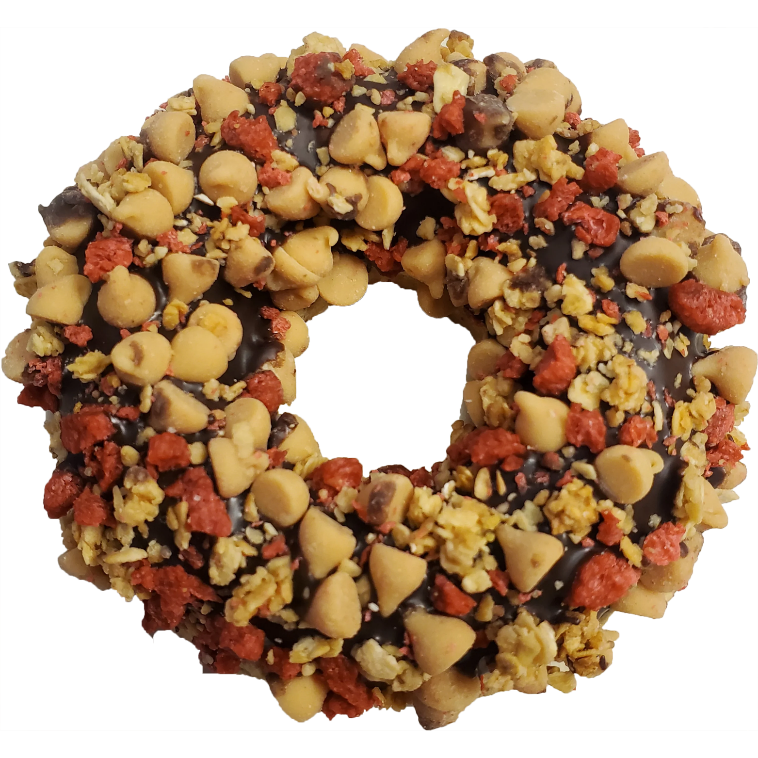 K9 Granola Factory Gourmet Donut, Carob Peanut Butter & Bacon Crunch Dog Treat