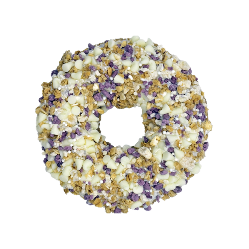 K9 Granola Factory Gourmet Donut, Crunchy Cobbler Blueberry Yogurt Dog Treat OLD