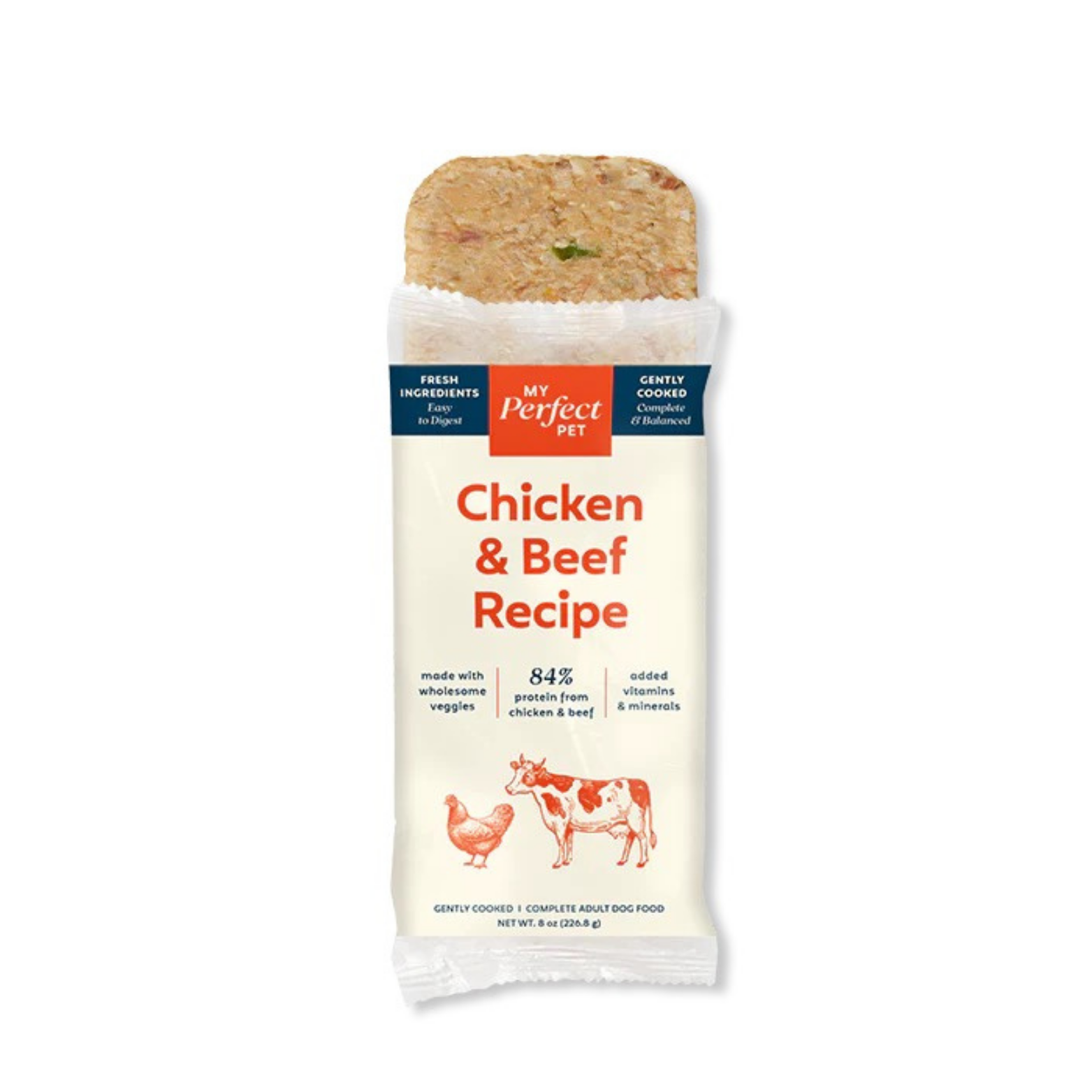 My Perfect Pet Boomer's Chicken & Beef Blend Gently Cooked Dog Food 8oz