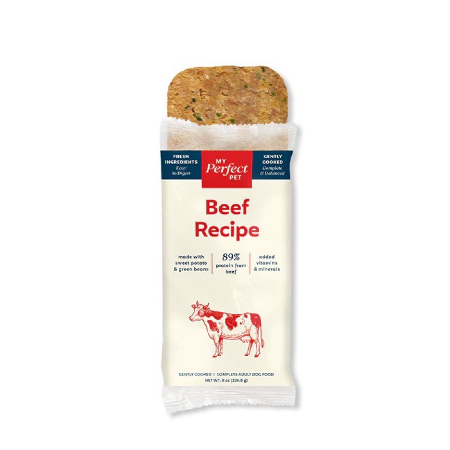 My Perfect Pet Knight's Beef & Vegetable Blend Gently Cooked Dog Food 8oz