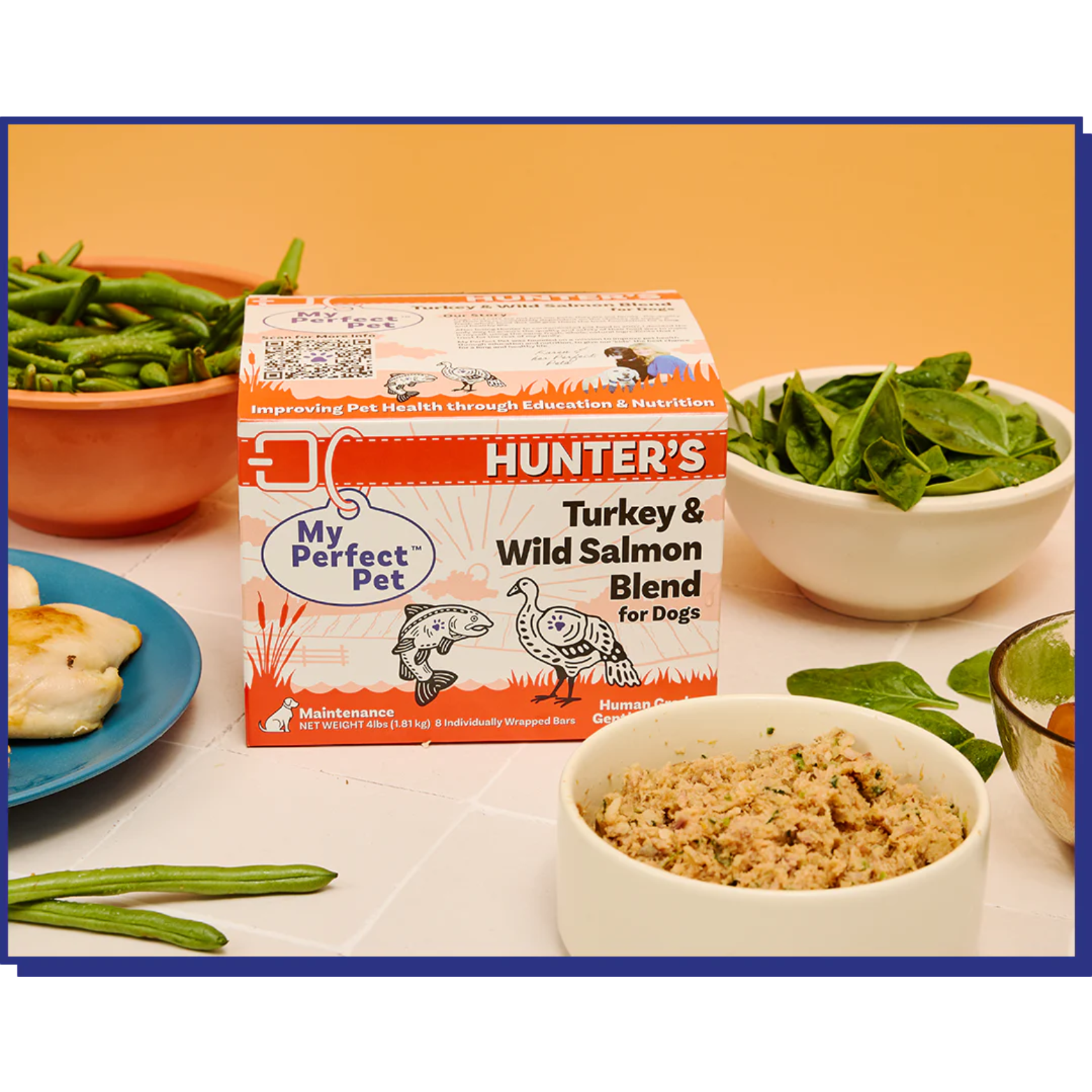 My Perfect Pet Hunter's Turkey & Salmon Blend Gently Cooked Dog Food