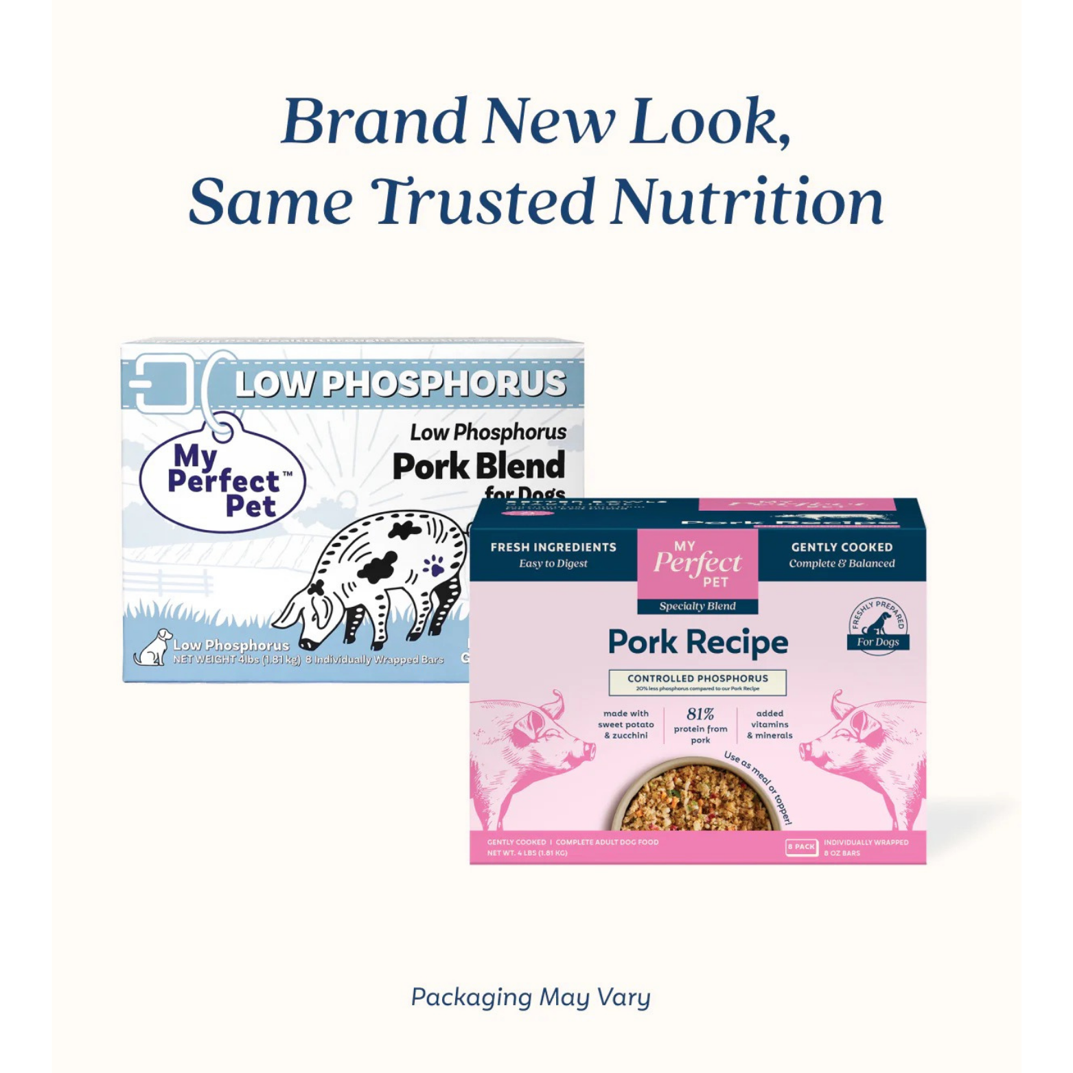 My Perfect Pet Low Phosphorus Pork Gently Cooked Adult Dog Food