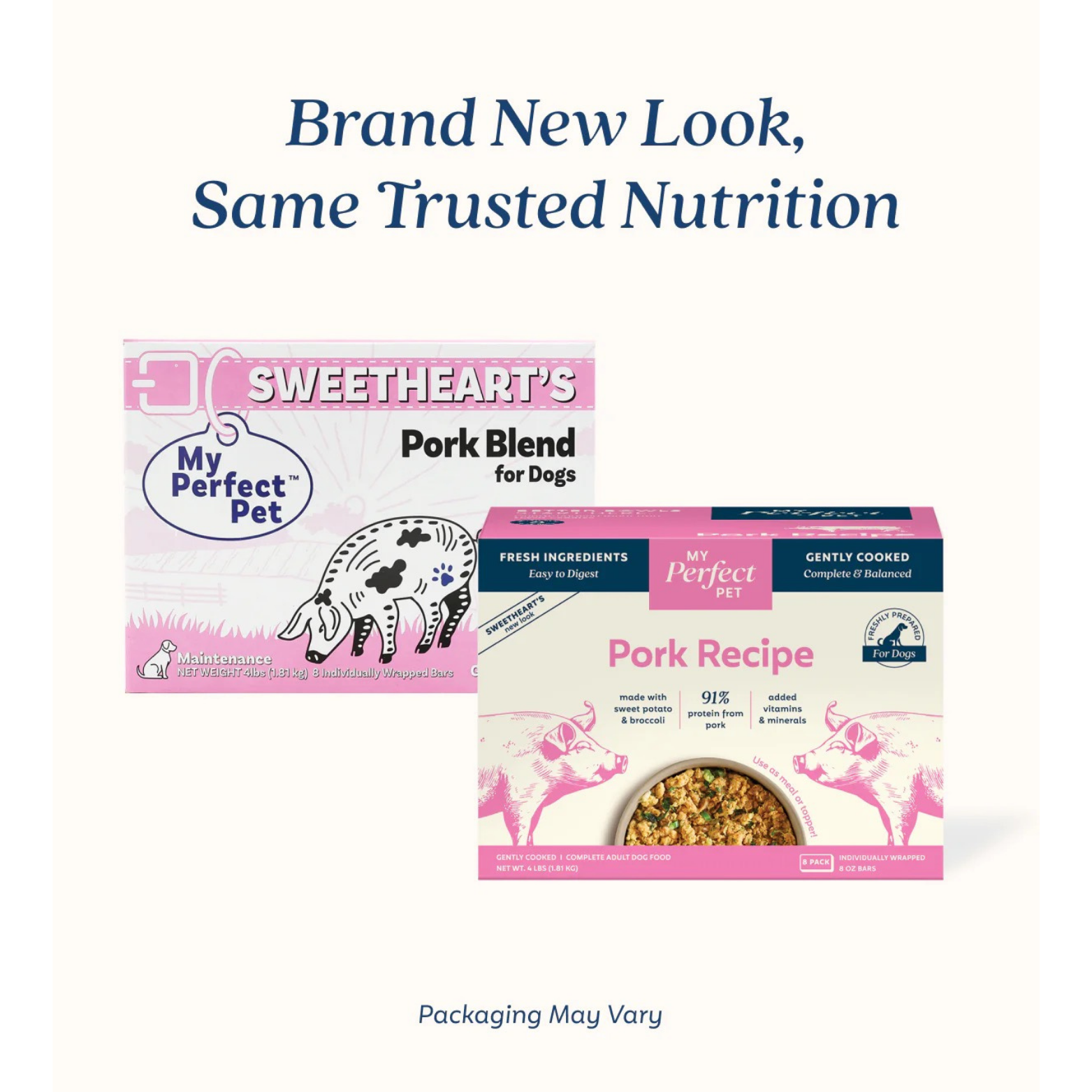 My Perfect Pet Sweetheart's Pork Blend Gently Cooked Dog Foods
