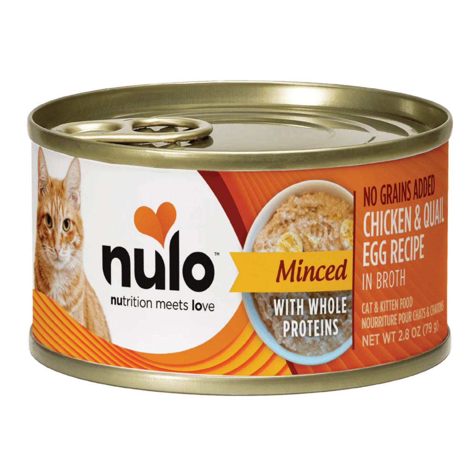 Nulo Freestyle Grain-Free Minced Chicken & Quail Egg Recipe Wet Cat Food, 2.8oz
