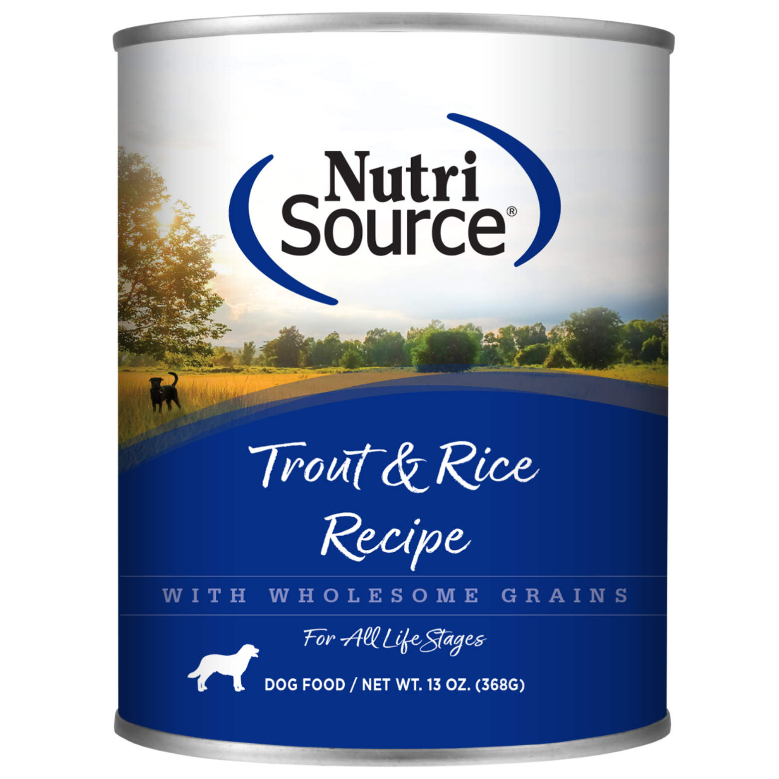 NutriSource Trout & Rice Formula Canned Dog Food