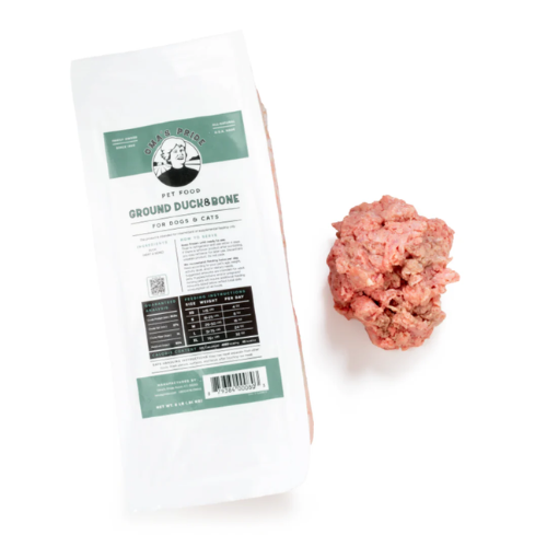 Oma's Pride Ground Duck Raw Frozen Dog and Cat Food