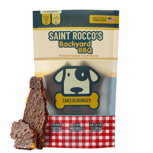 Saint Roccos Backyard BBQ Cheeseburger Treat