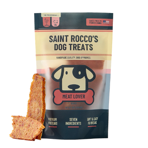 Saint Roccos Backyard BBQ Meat Lover Soft Baked Dog Treat