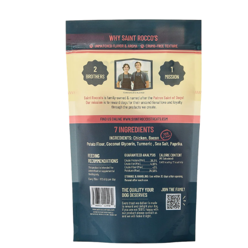 Saint Roccos Backyard BBQ Meat Lover Soft Baked Dog Treat