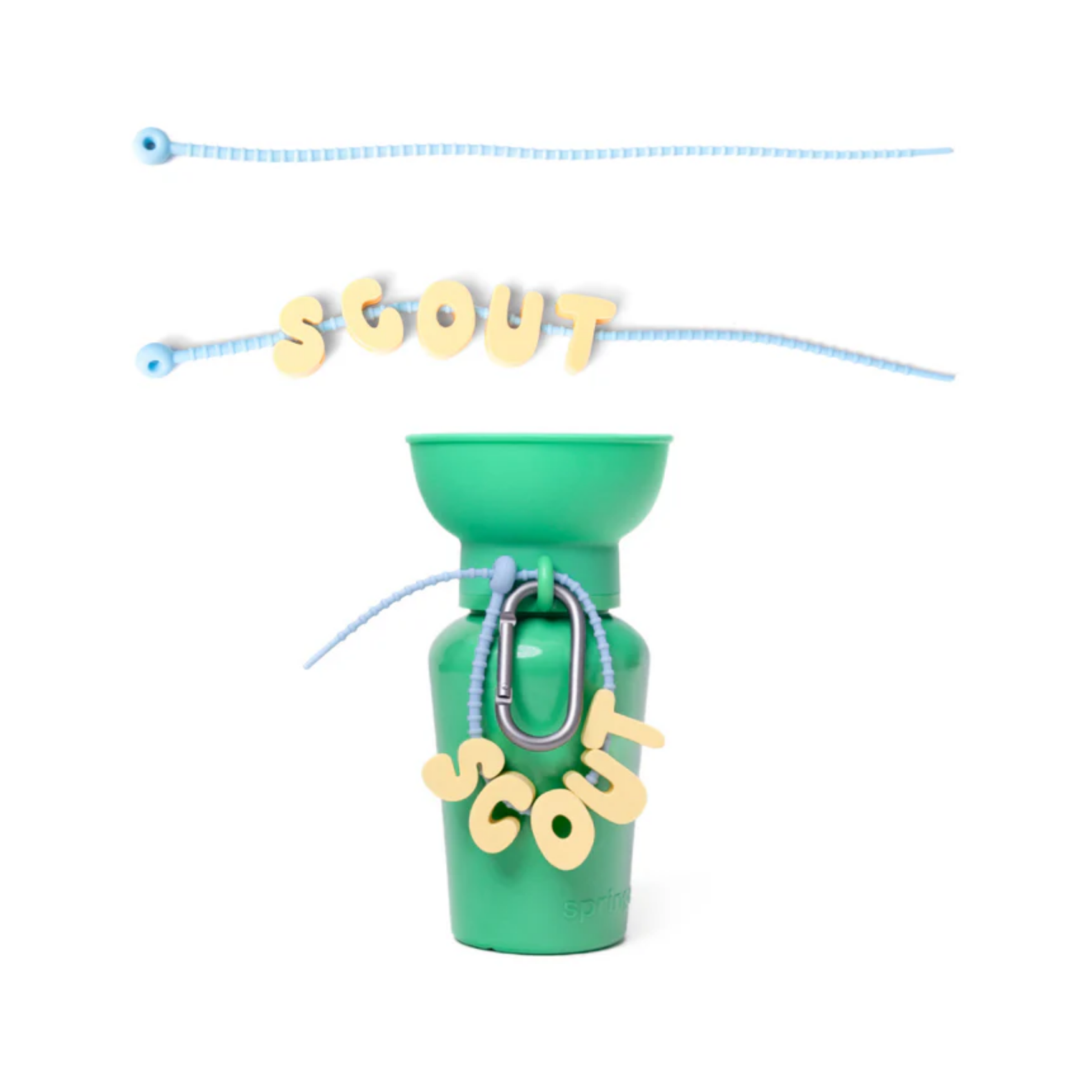 Springland Pets Dog Charm Bottle Straps Sky Blue
