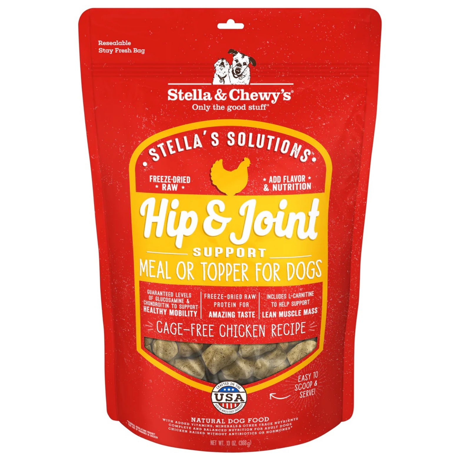 Stella & Chewy's Stella's Solutions Hip & Joint Boost Cage-Free Chicken Recipe, 4.25 oz