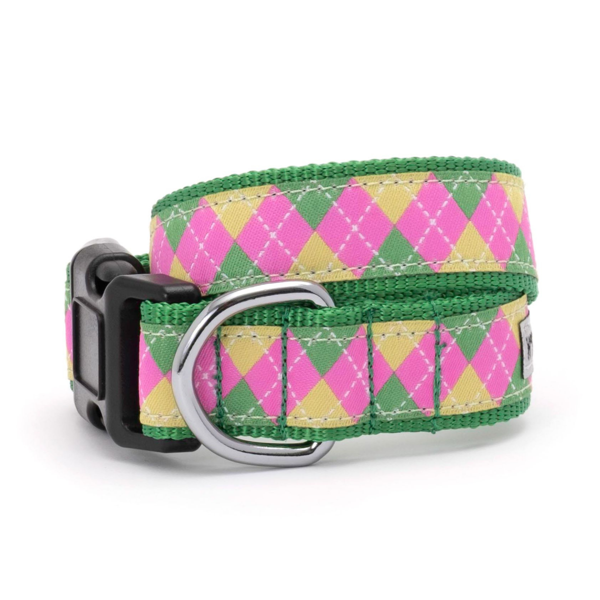 The Worthy Dog Bright Argyle Dog Collar