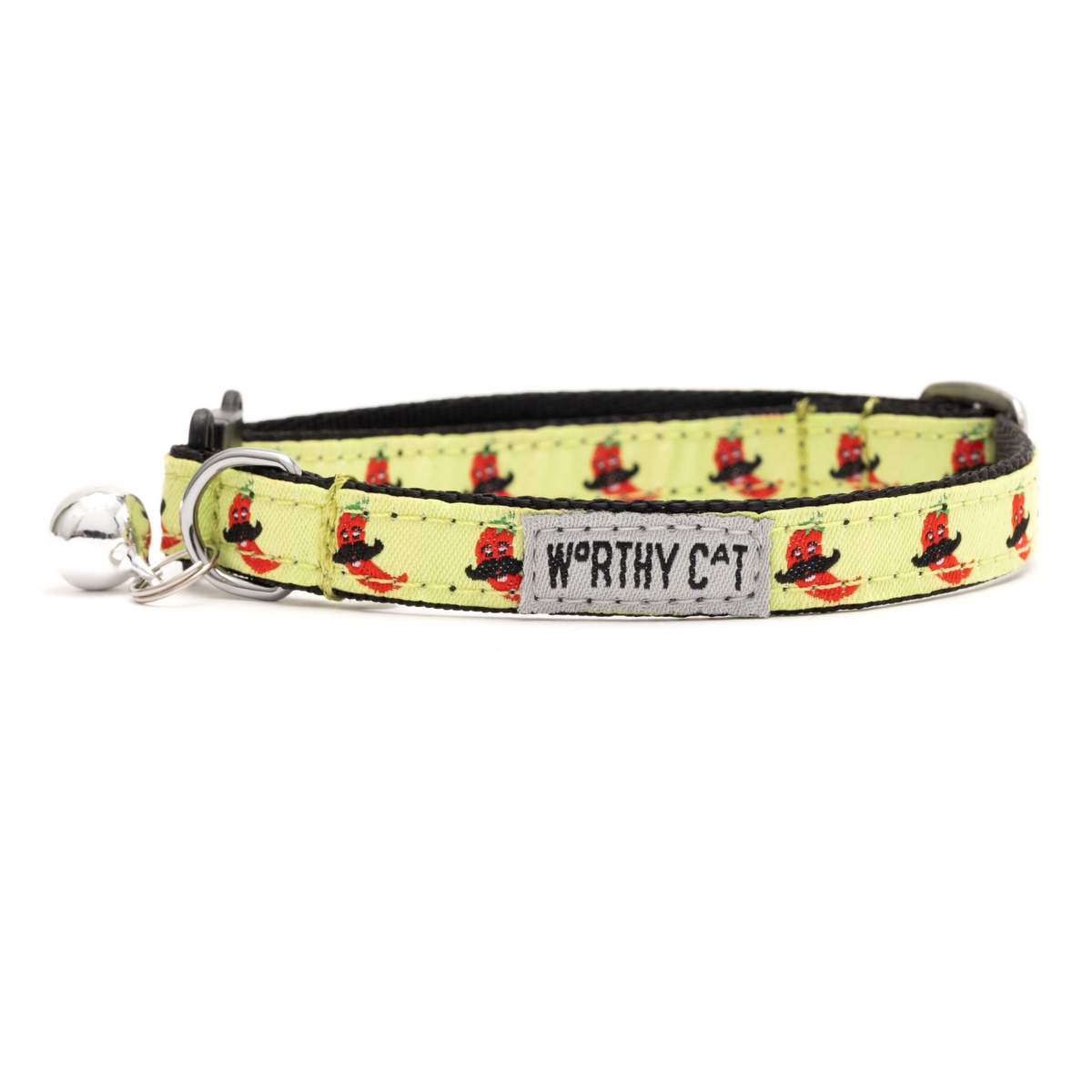 The Worthy Dog Chili Pepper Cat Collar