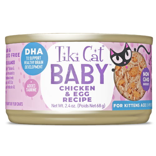 Tiki Cat Baby Chicken & Egg Whole Foods Recipe Canned Cat Food