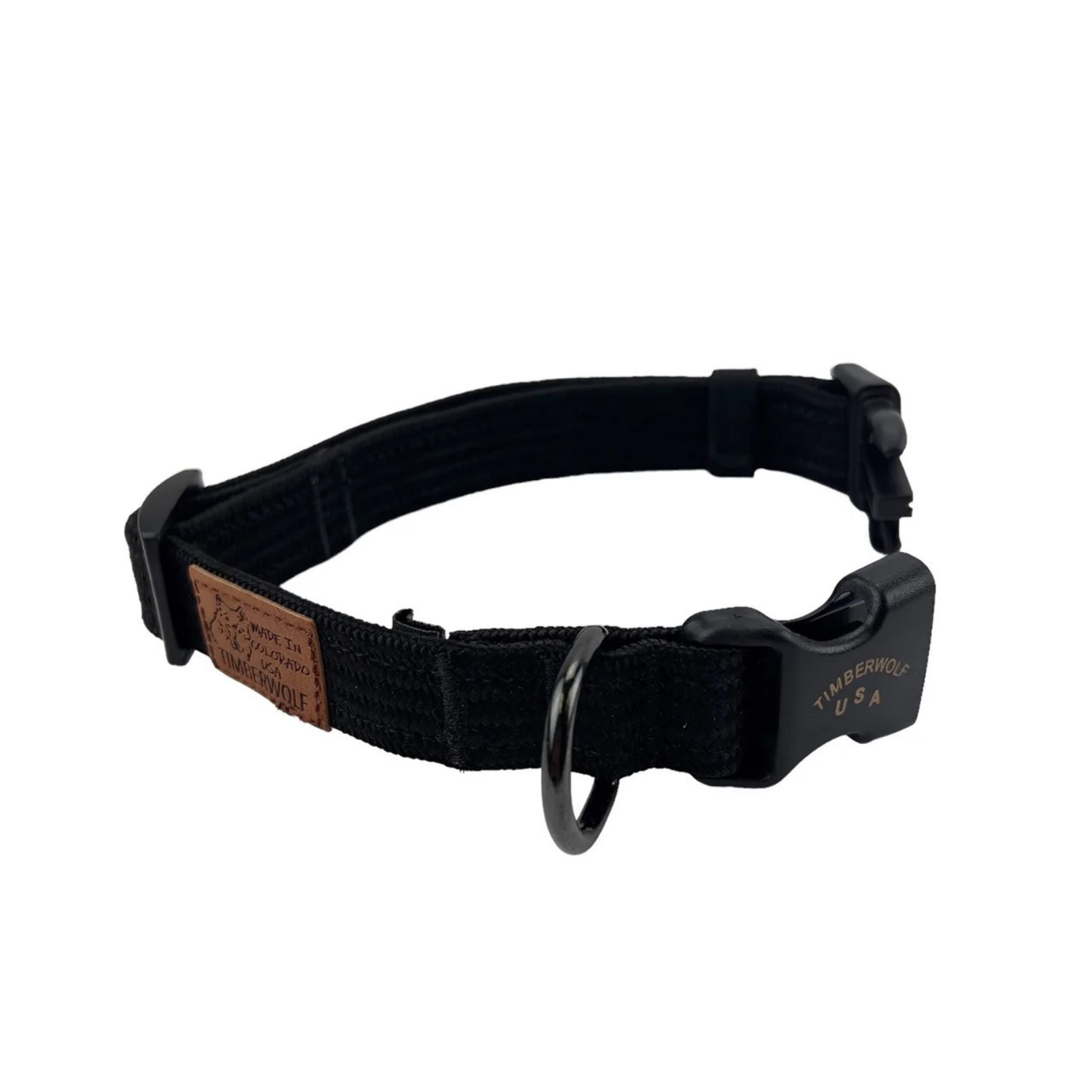 TimberWolf Sequoia Black Dog Collar