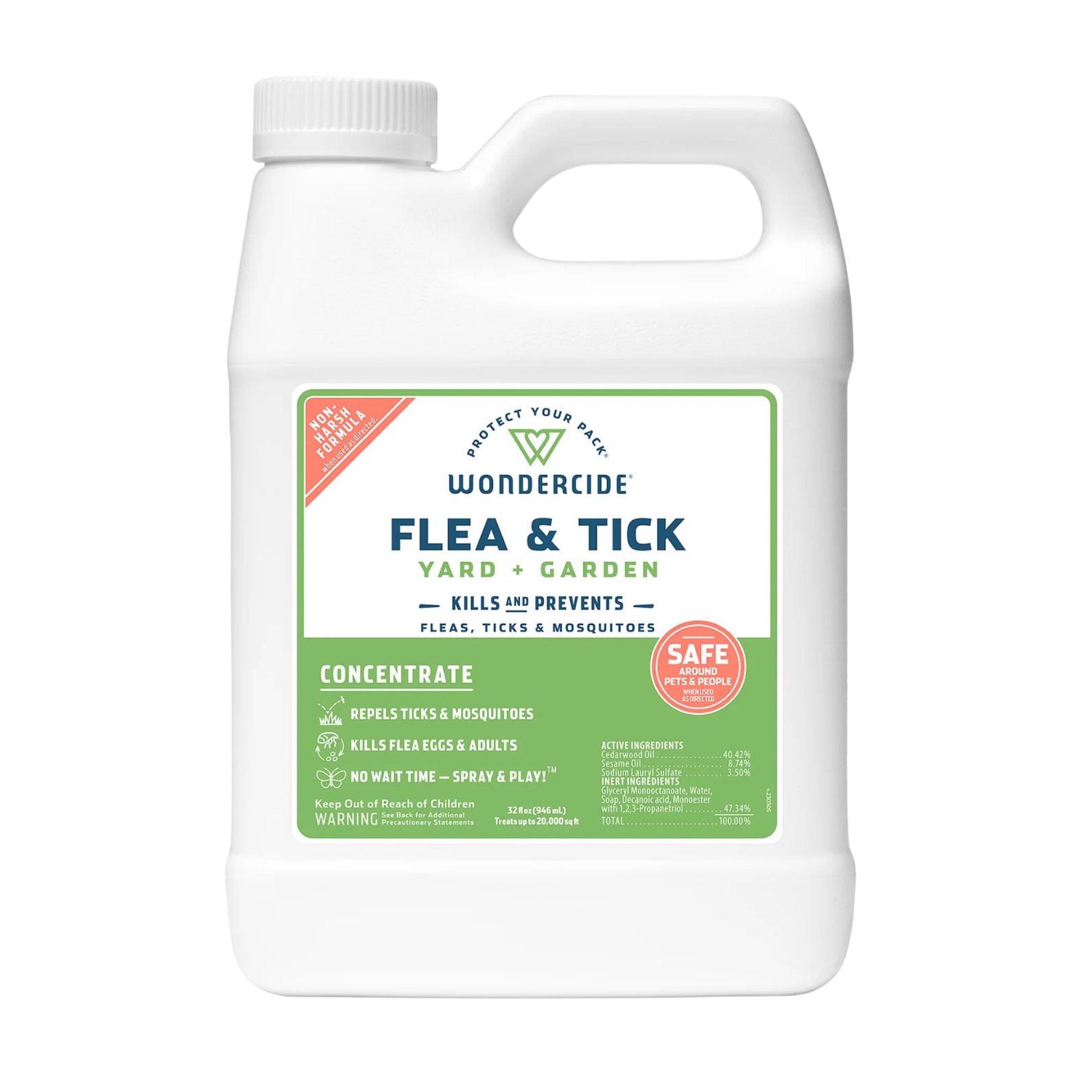 Wondercide Flea & Tick Yard + Garden 32oz Cedar Spray