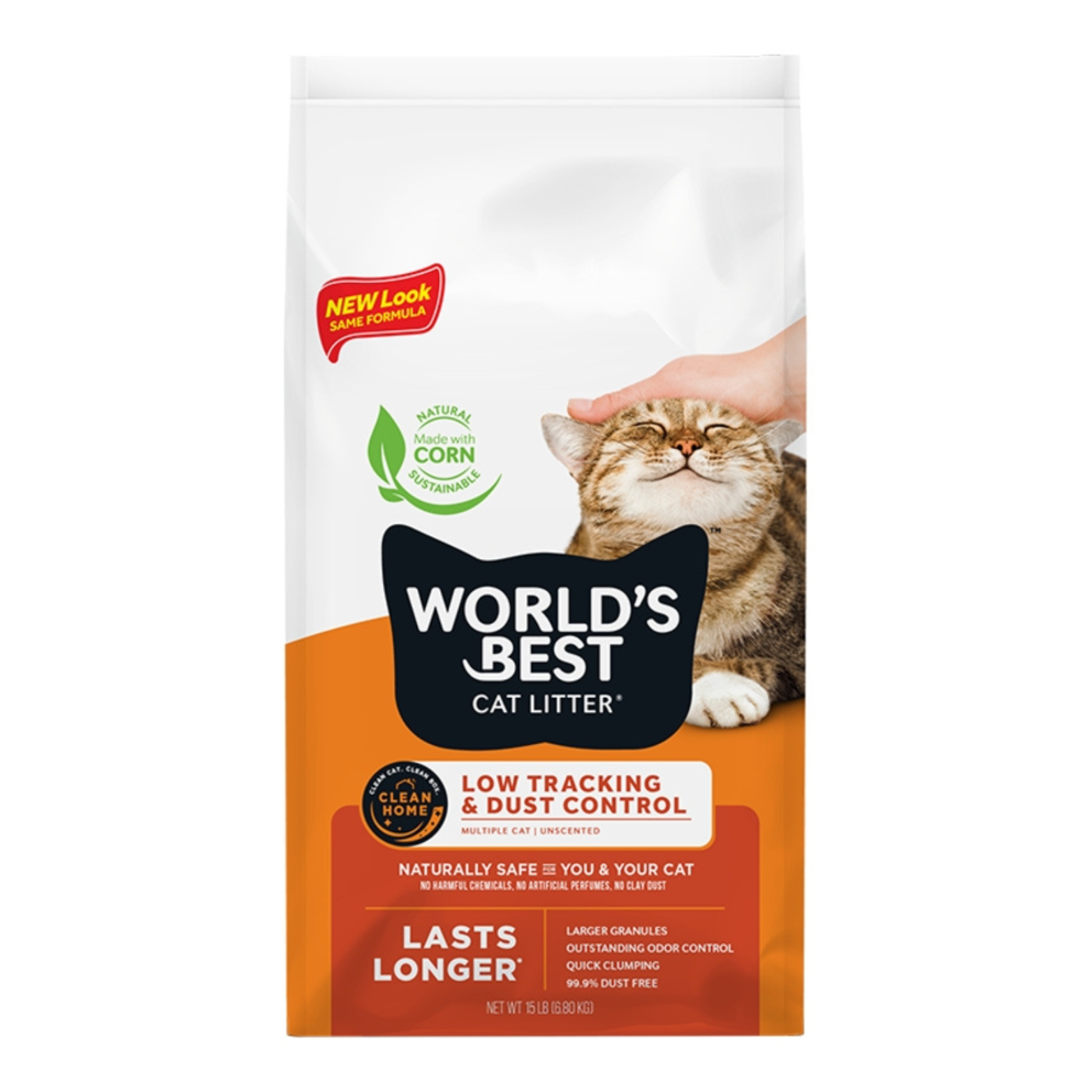 World's Best Cat Litter Low Tracking and Dust Control Formula