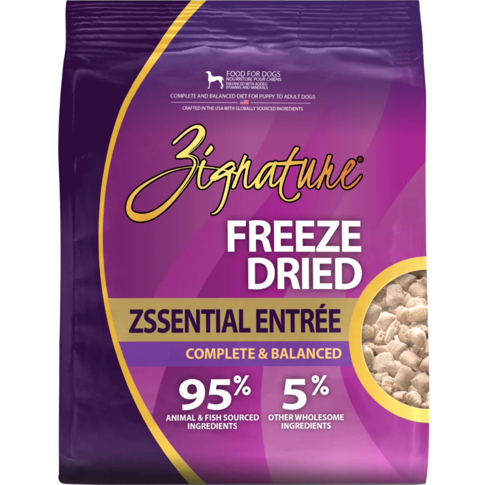 Zignature Zssential Entrée Limited Ingredient Formula Freeze-Dried Dog Food