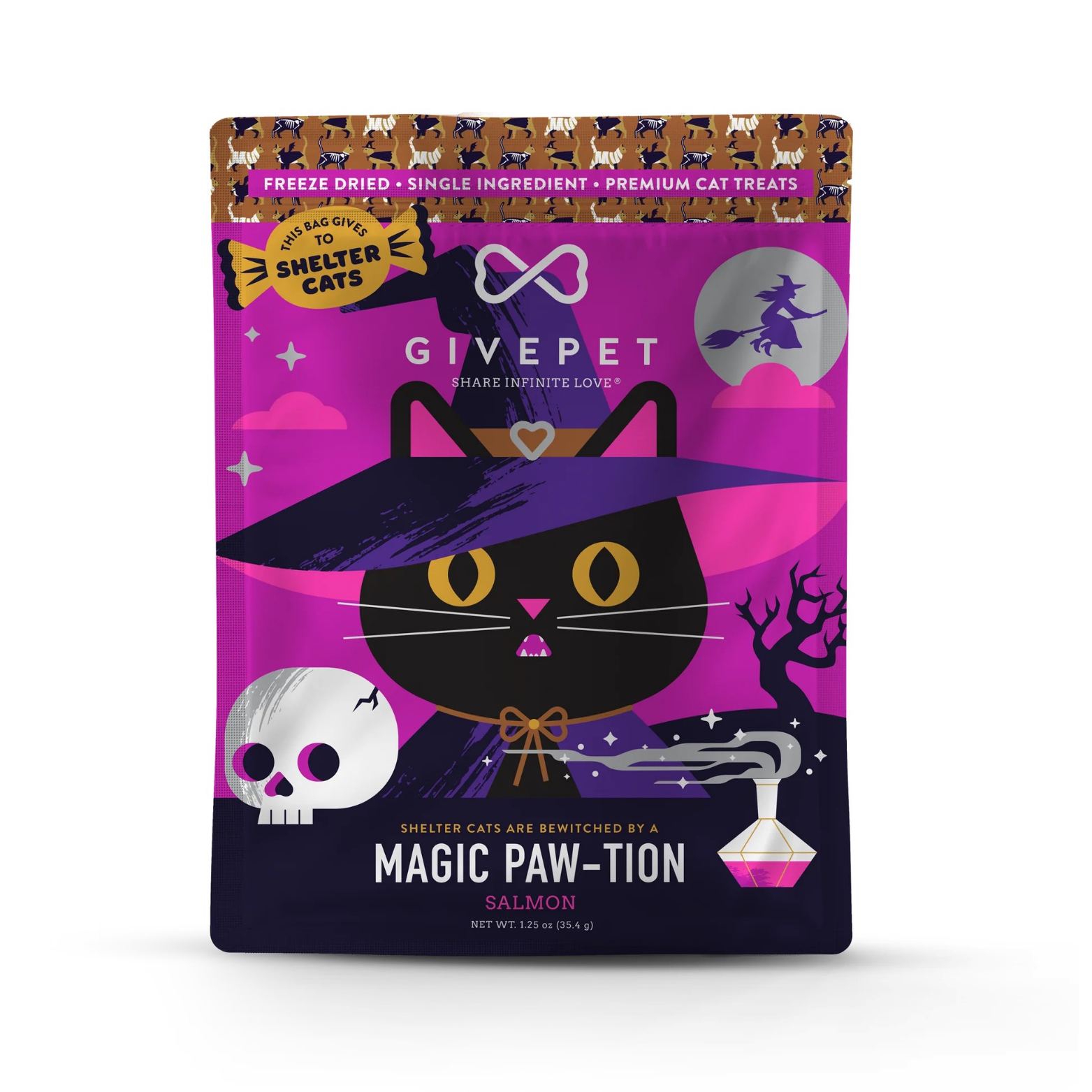 GivePet Magic Paw-Tion Freeze-Dried Cat Treats, 1.25-oz