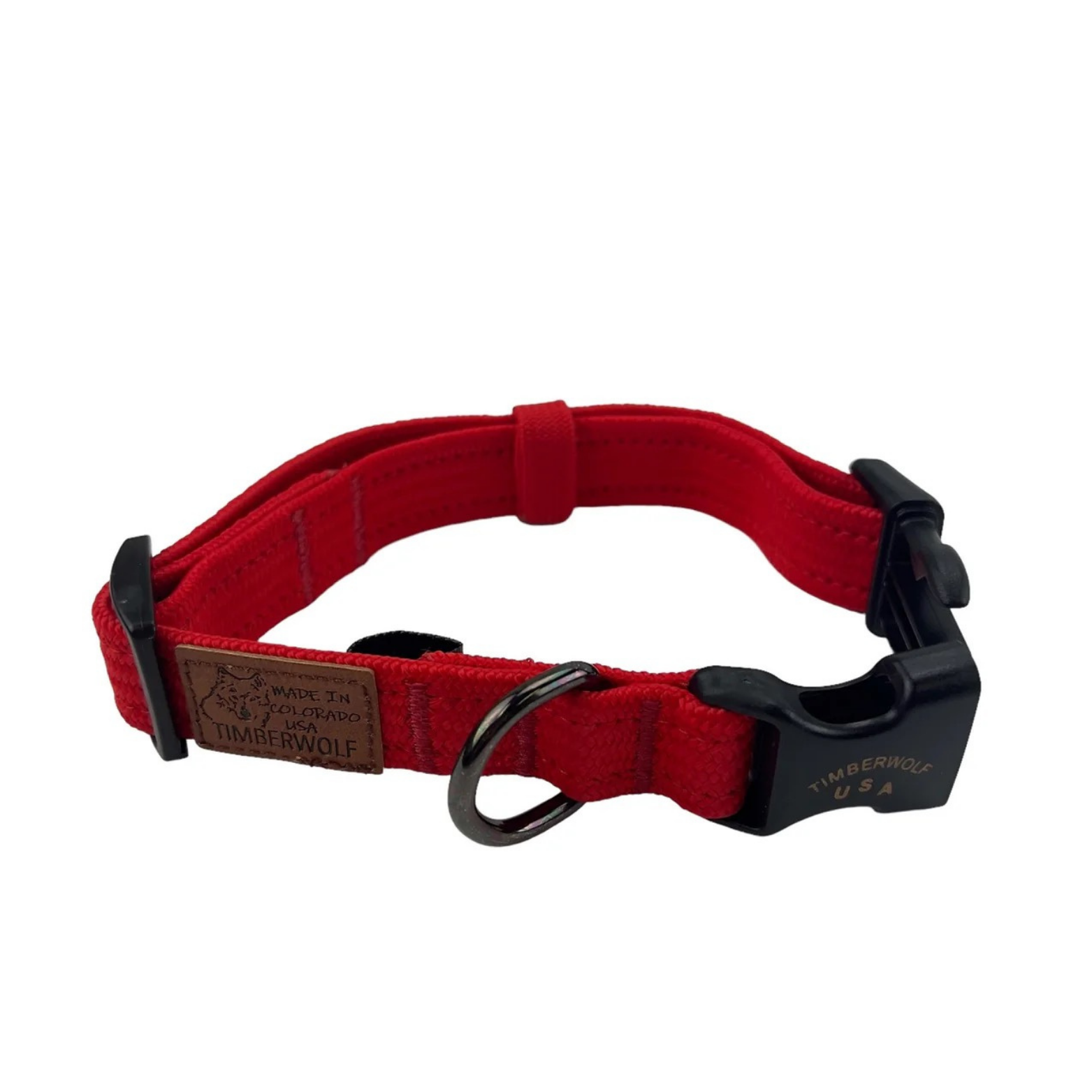TimberWolf Sequoia Red Dog Collar