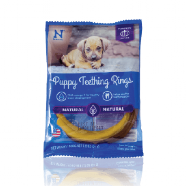 N-Bone Puppy Teething Ring in Pumpkin - Mutts & Co.