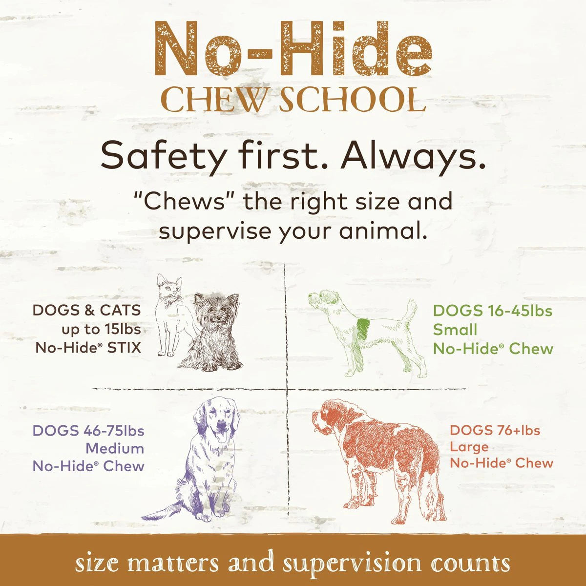 Earth Animal No-Hide Venison Chew Bulk - Mutts & Co.