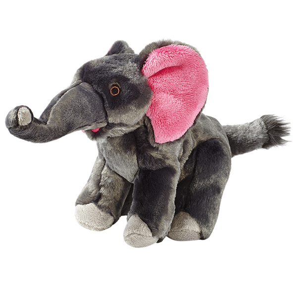 Fluff & Tuff Edsel the Elephant 11" Plush Dog Toy - Mutts & Co.