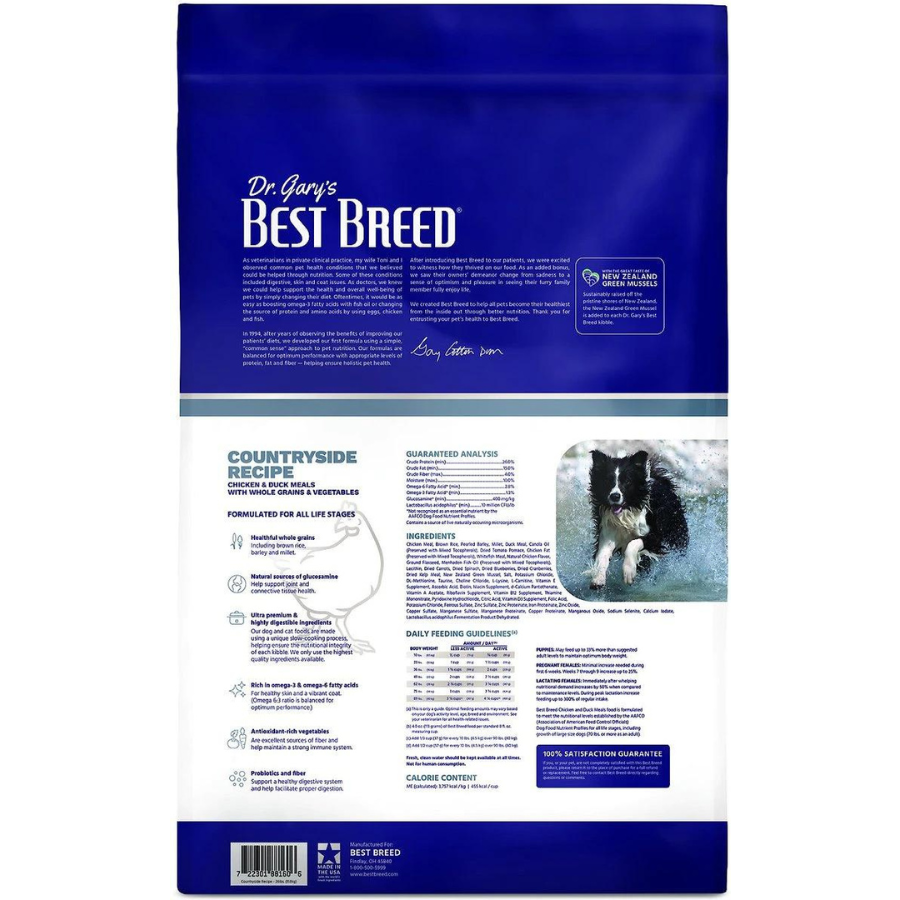 Dr. Gary's Best Breed Holistic Countryside Recipe Dry Dog Food - Mutts & Co.