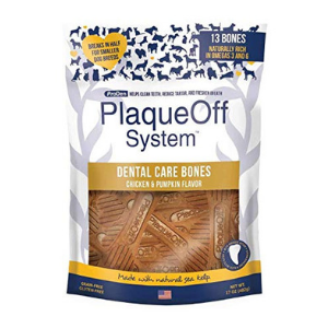 Proden PlaqueOff Dental Care Bones Chicken & Pumpkin, 17oz - Mutts & Co.