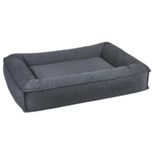 Bowsers Divine Futon Dog Bed Microvelvet Flint - Mutts & Co.